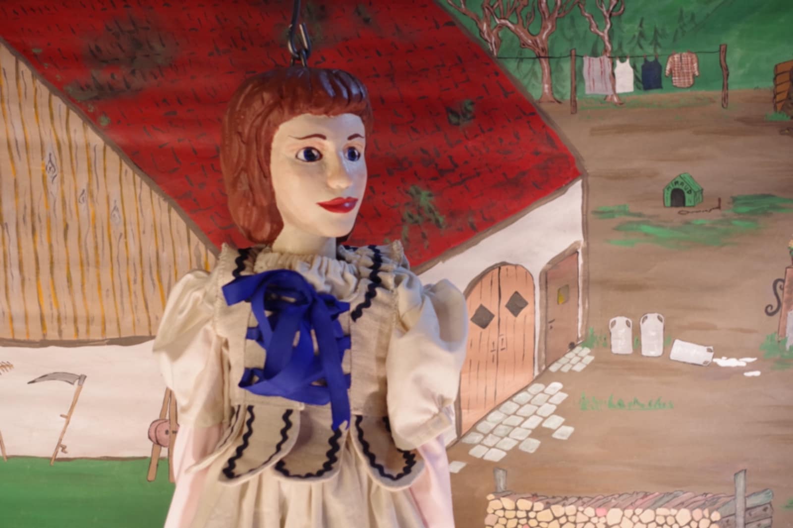 Marionnettes de thème Petit Chaperon Rouge